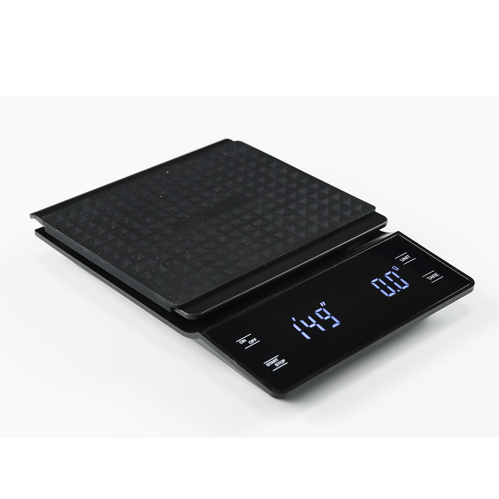 Touch Screen Coffee Scale with Timer & Heat Mat