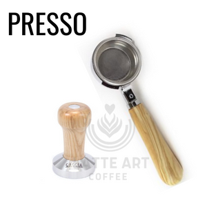 Presso E61 Ash Wood Set Bottomless 58mm