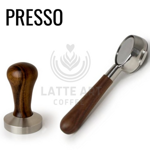 Presso E61 Walnut Set 58mm Bottomless