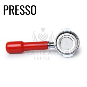 Presso Gaggia Classic Pro Gloss Red Bottomless Portafilter 58mm